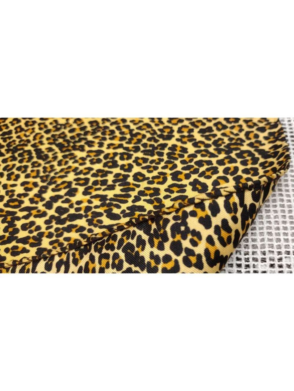 Vintage 1950s Cheetah Animal Print Silk Scarf UNISEX 17